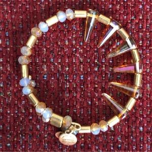 Vintage Alex and Ani Sixty Six Depths of the Wild Aura Wrap Bracelet